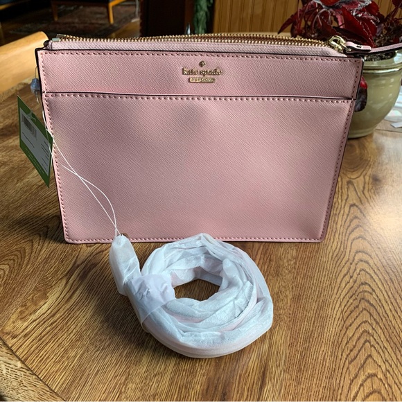 NWT Pink Kate Spade Cameron Street Clarise Crossbody Purse / Bag - Picture 3 of 14